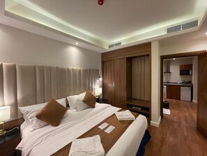 經典套房 | 埃及棉床單、高級寢具、隔音、熨斗/熨衣板