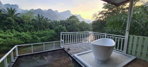 Comfort Triple Room, Multiple Beds, Balcony, River View | Terrace/patio - Phu Siab Mhok KhaoSok (Phanom)