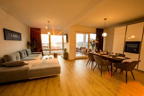 Living area - panoramic view - Villa in Split (Podstrana)