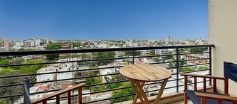 Cozy Studio on a High Floor With Panoramic Views in Villa Urquiza