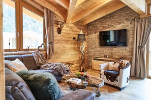 Apartment | Living room - Chalet in Leutasch Near Ski Trails (Leutasch)