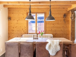 House | Dining - Chalet in Fiesch Near Aletsch Glacier (Fiesch)