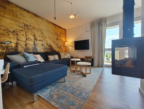 Apartment | Living room - Ferienhaus mit Allen Annehmlichkeiten (Rechlin)