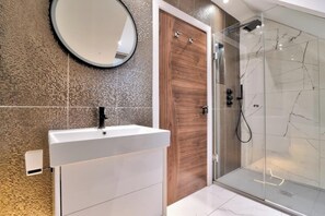 Shower, hair dryer