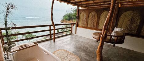 Honeymoon-Doppelzimmer, 1 Queen-Bett, Meerblick, StrandnÀhe | Balkon