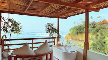 Romantic Room, Ocean View, Beachfront | Individually decorated, individually furnished, desk, laptop workspace