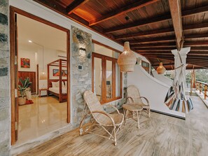 Deluxe Double Room, Patio, Beach View | Terrace/patio - Ocean Bliss by Sugar Coliving (weligama)