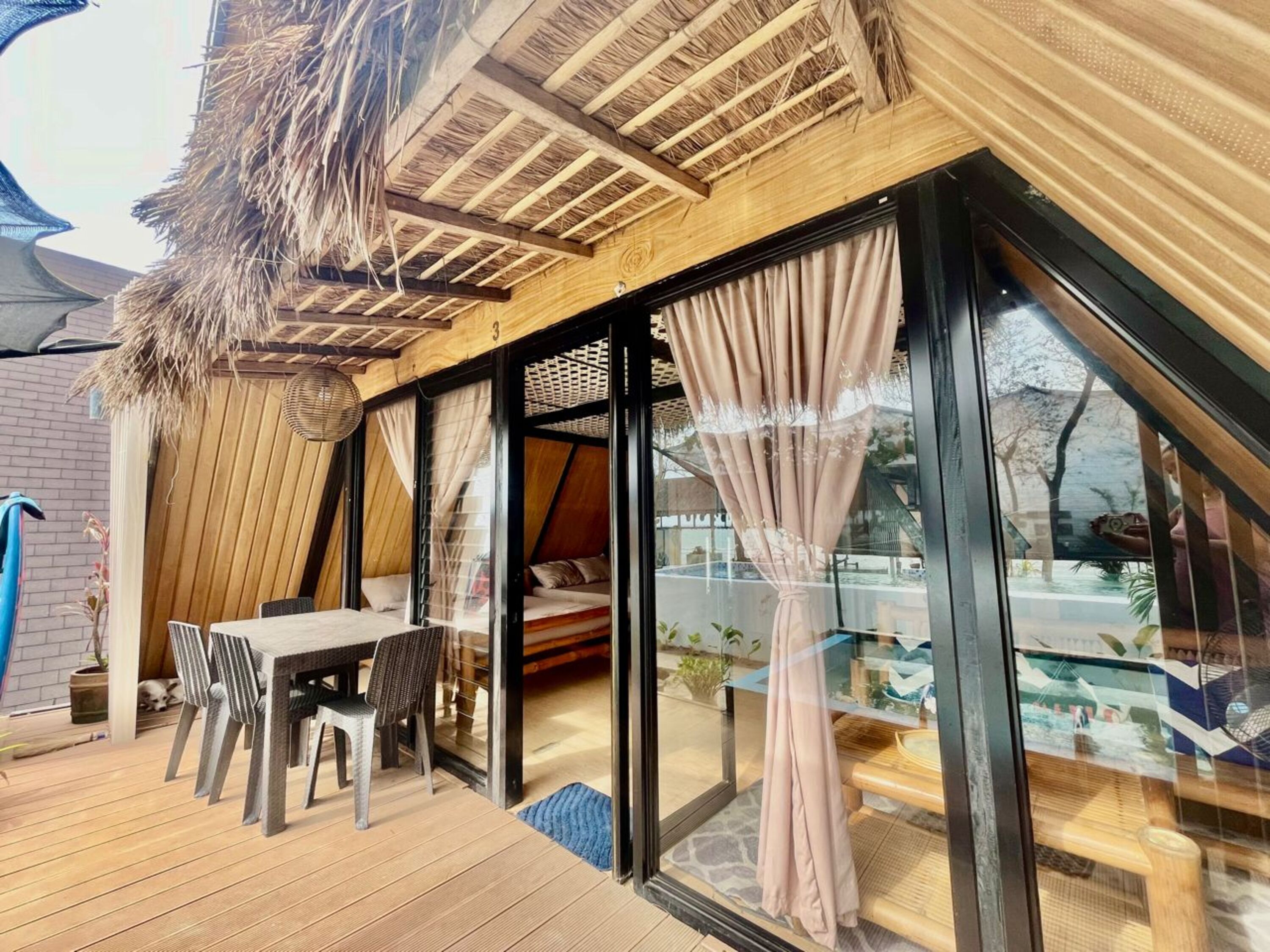 Traditionele villa, privézwembad, uitzicht op zee | Terras