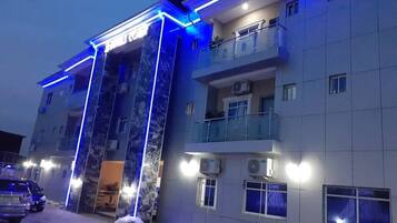 Front of property - evening/night