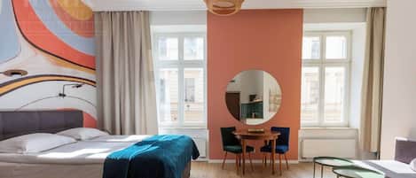 1 habitación, tabla de planchar con plancha y wifi gratis