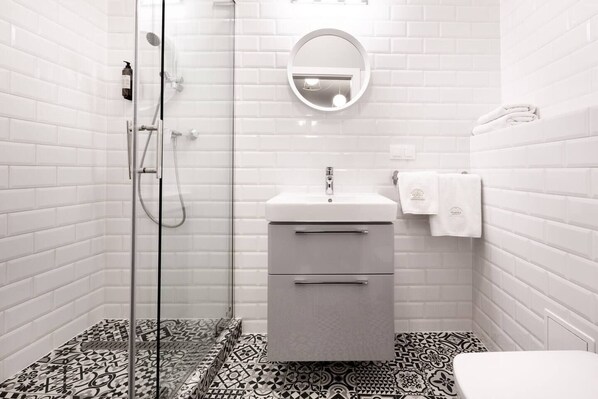Hair dryer, soap