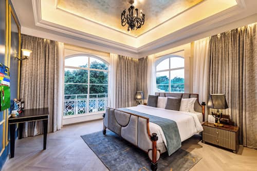 Deluxe-Suite, 1 King-Bett | Hochwertige Bettwaren, Daunenbettdecken