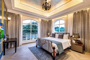 The Miros Suite | Premium bedding, down comforters, memory foam beds, minibar