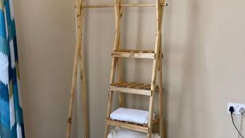 Desk, laptop workspace, iron/ironing board, free WiFi