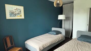 3 chambres, lit parapluie, Wi-Fi gratuit, draps fournis