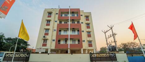 Façana frontal de l'allotjament