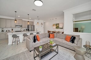 Townhouse, 4 soverom | Oppholdsområde