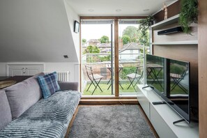Classic Apartment, Balcony | Living area