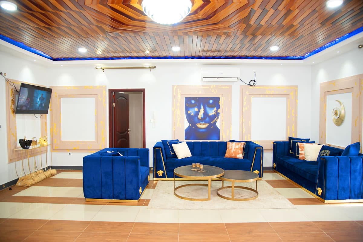 Presidential Apartment, City View | Living area | Smart TV, Netflix, streaming services