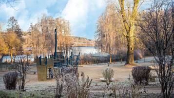 Vue depuis lâhĂ©bergement