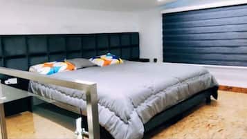 1 habitación, tabla de planchar con plancha, wifi y ropa de cama