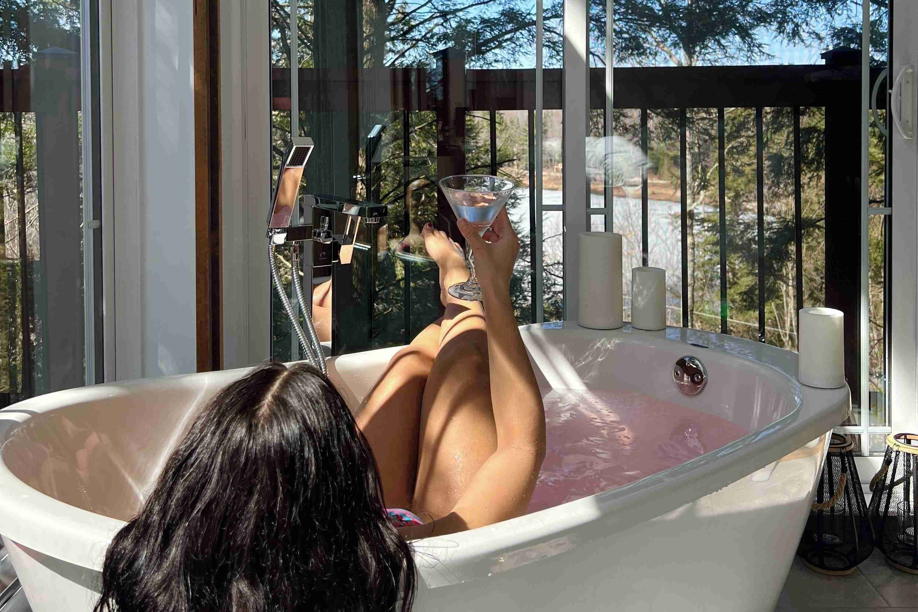 Baignoire à remous intérieure