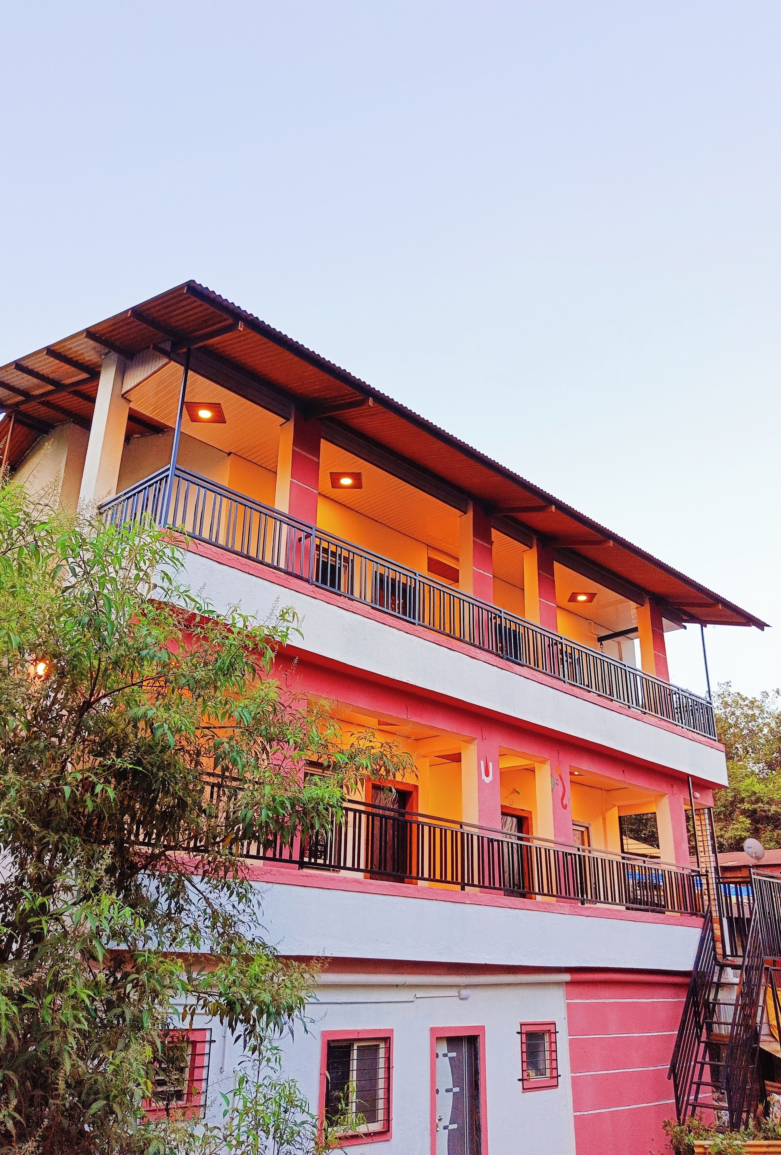 Fassade der Unterkunft