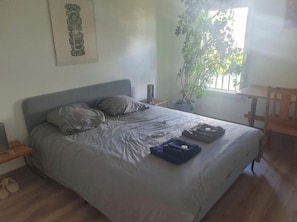 1 bedroom, desk, iron/ironing board, WiFi