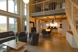 Living room - Ferienhaus im Skandinavischen Stil (Mirow)