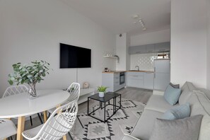 Lägenhet Comfort - balkong | 1 sovrum, strykjärn/strykbräda och gratis wi-fi