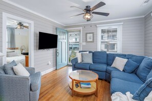 TV connectée, cheminée