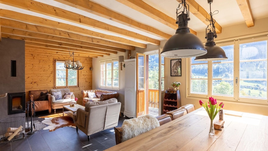 8p Chalet in the Mountains Near Fiesch ski Area