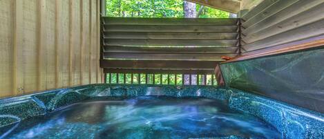 Cabin, Multiple Beds, Hot Tub, Mountain View (Smokies Bungalow) | Spa