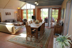 Living room - Ideales Ferienhaus fur Familien (Rechlin)