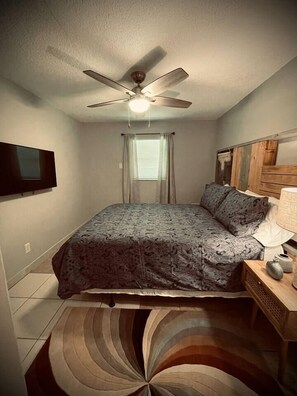 2 bedrooms, iron/ironing board, travel crib, WiFi