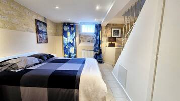 2 chambres, fer et planche Ă repasser, Wi-Fi, draps fournis