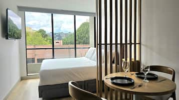 1 bedroom, blackout curtains, iron/ironing board, free WiFi