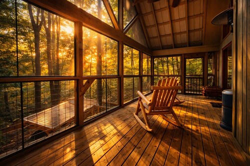 Amazing Screened Porch, On Mt Yonah, Min to Helen!