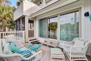 Condo, Multiple Beds (Racquet Club 35 by Wild Dunes, in Res) | Terrace/patio