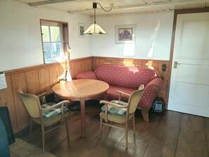 Interior - Historic half-timbered house, sauna, natural garden, fitness, movie theater, view  (Detmold)