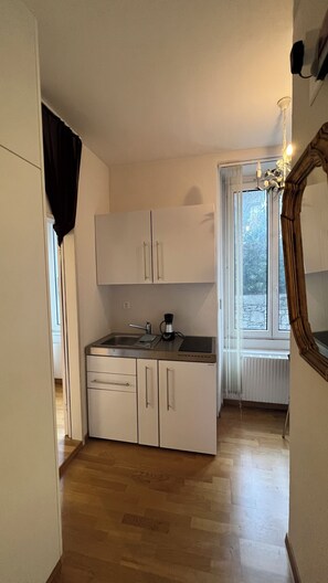Fridge, stovetop, coffee/tea maker, electric kettle - Your own private studio apartment with a beautiful garden (Biel)