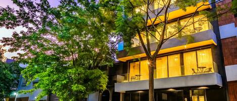 Facciata della struttura