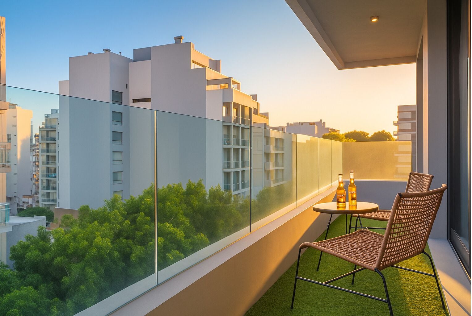 Huoneisto, 2 makuuhuonetta | Parveke