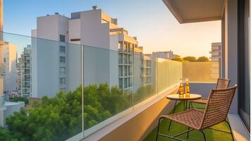 Family Apartment, Balcony, City View | Balcony