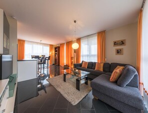Apartment | Living room - Ferienwohnung im Ferienpark Mueritz (Rechlin)