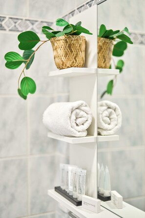 Hair dryer, towels, soap, shampoo - Grand Place Central Gem 4
(Bruxelles)