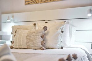 1 bedroom, desk, iron/ironing board, travel cot