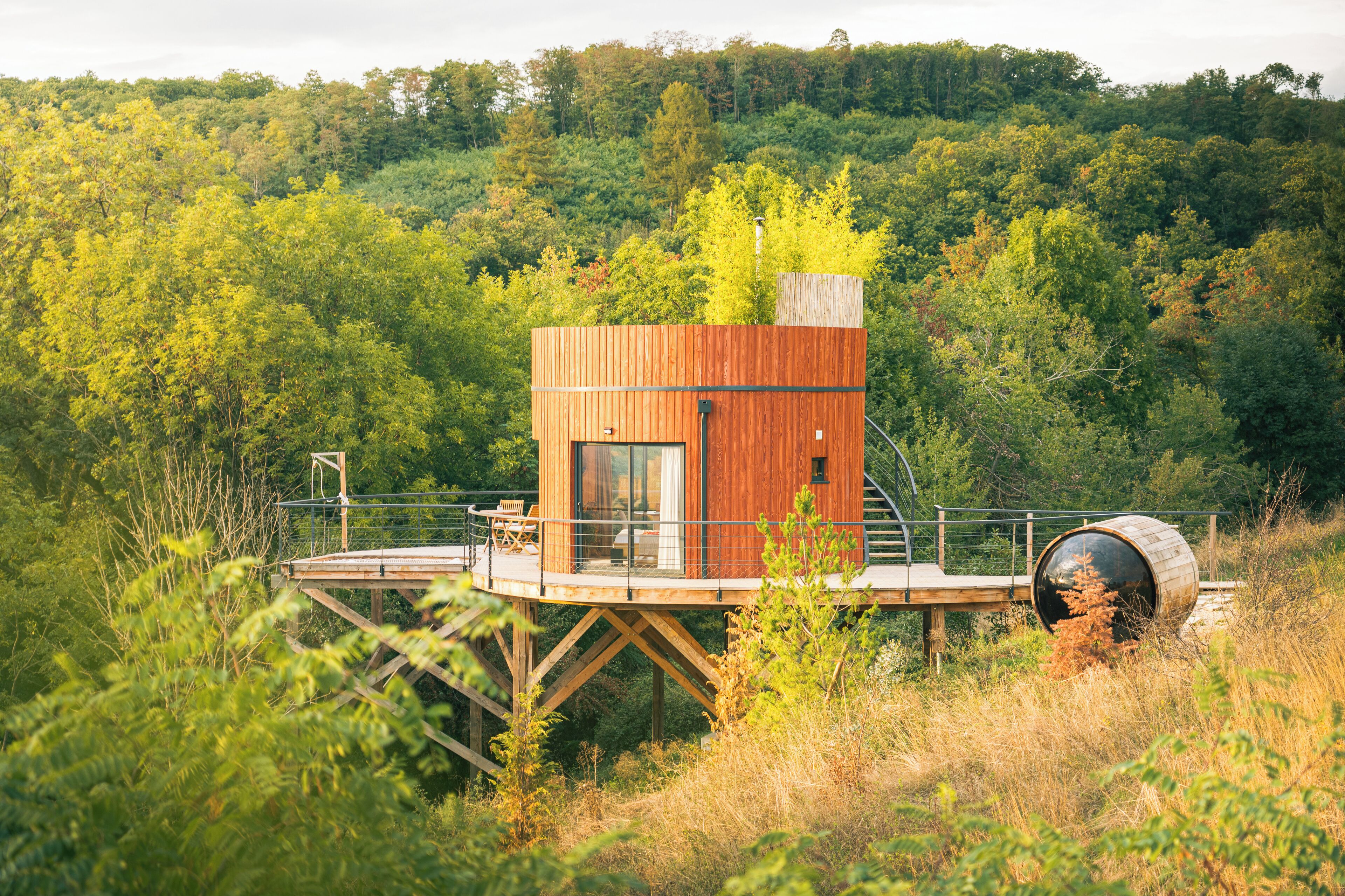 Cabaña, 1 cama Queen size, vista al valle | 1 habitación 