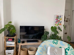 TV - Quiet, bright apartment near Paris (Clichy)