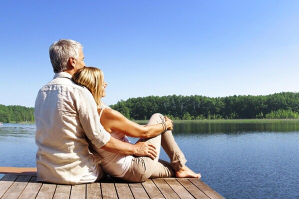 Water view - Cottage in Granzow at 500 m From the Lake (Mirow)